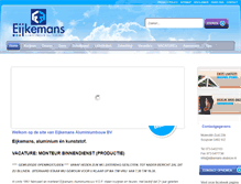Tablet Screenshot of eijkemans-alubouw.nl